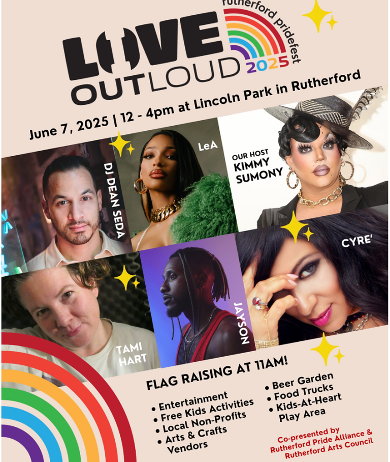 Live Aloud: Rutherford Pride Fest 2025 Showcases Pastel Portrait Art and Creative Expression